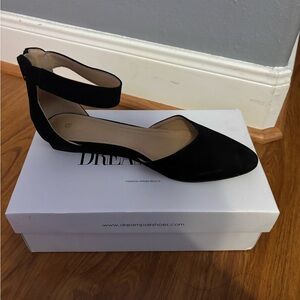 Dream Pairs Women's Black Ankle Strap Loafers